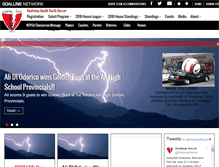 Tablet Screenshot of kootenaysouthsoccer.com